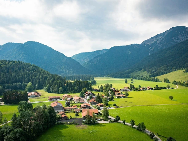 Blick auf Geitau