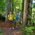 Kinder auf dem Sagenwald bei Obermaiselstein