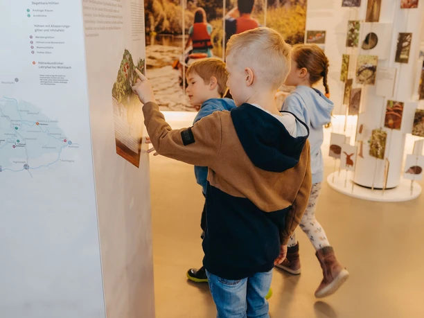 Die Ausstellungsräume im Informationszentrum