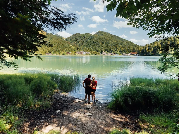 Blick auf den Spitzingsee