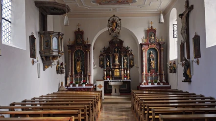 Adelschlag St. Johannes der Täufer Biesenhard Innenansicht