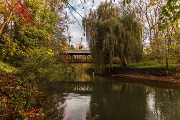 Liebesbrücke auf der Hagenweide Günzburg