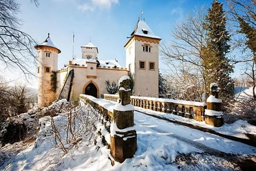 Schloss Greifenstein im Winter
