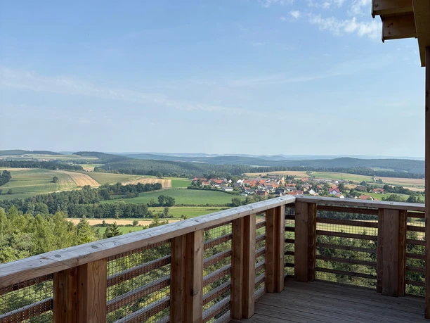 Aussicht vom Hirschbergturm
