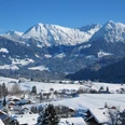 Winterlandschaft in Obermaiselstein