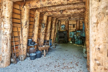 Stollennachbau im Besucherbergwerk Kupferberg