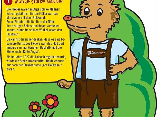 Stationen am Flößerweg