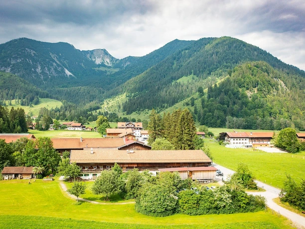 Bauernhöfe vor Bayrischzell