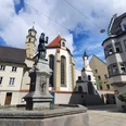 St. Anna Kirche und Goldschmiedebrunnen