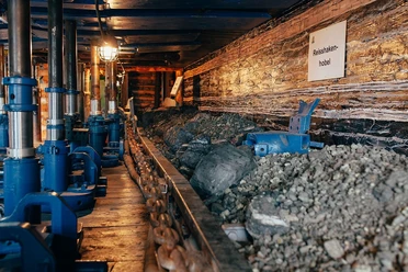 Großexponathalle des Peißenberger Bergbaumuseum