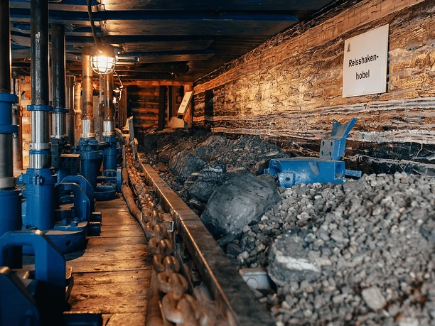 Großexponathalle des Peißenberger Bergbaumuseum