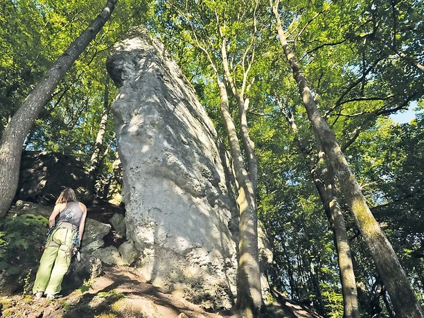 Der Hohe Stein bei Reckendorf Der Hohe Stein bei Reckendorf
