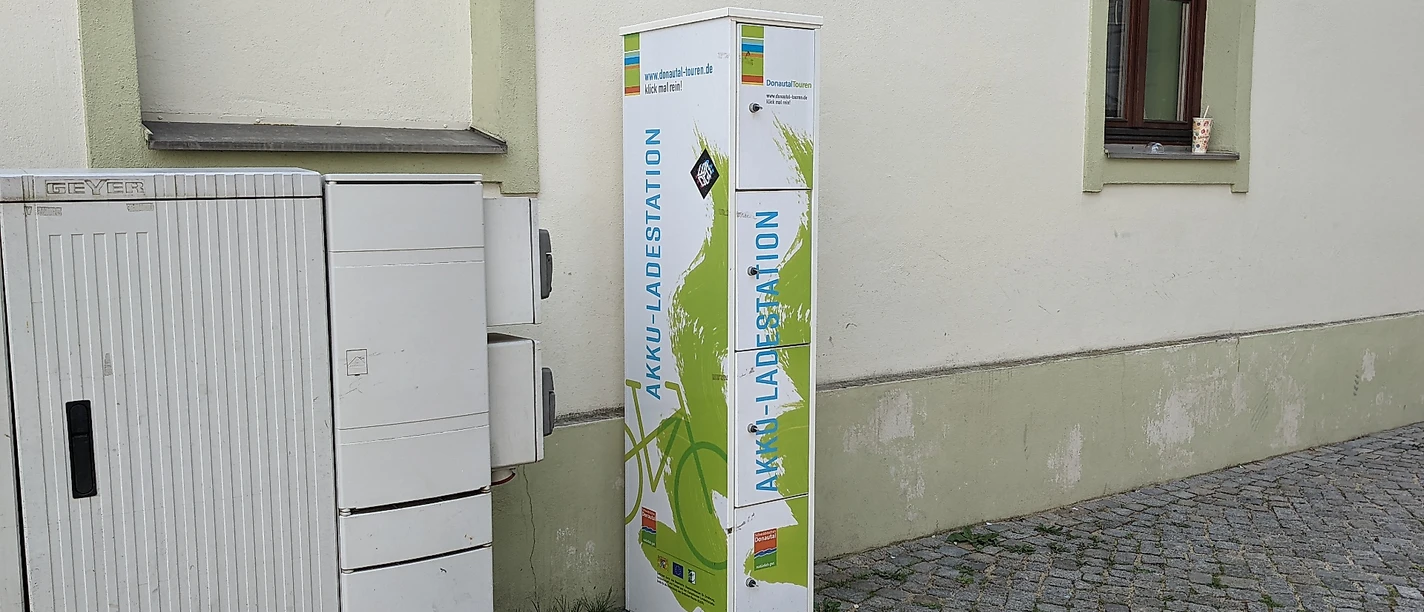 E-Bike Ladestation Marktplatz Höchstädt