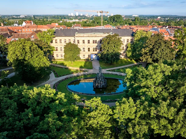 Blick auf den Erlanger Schlossgarten