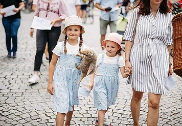 Spaziergang Mit Zwei Kindern