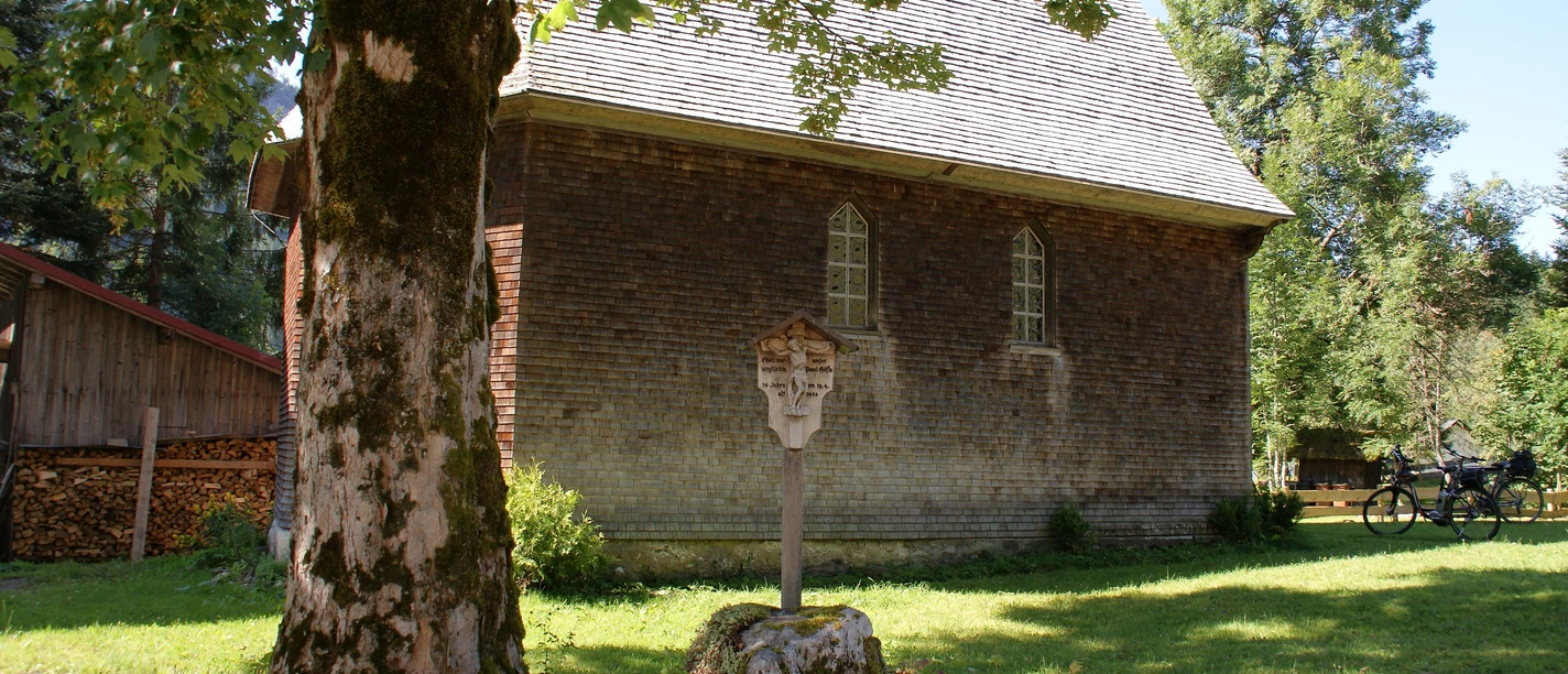 Alte Holzkapelle in Rohrmoos