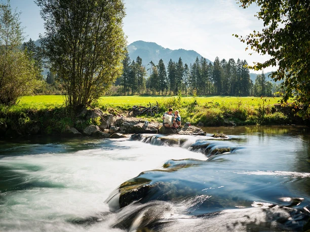 Pause an der Leitzach