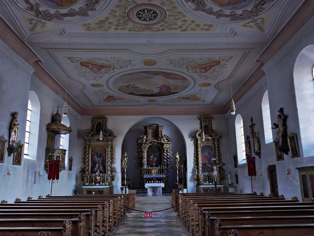 Wellheim Kath. Pfarrei St. Andreas Innenraum