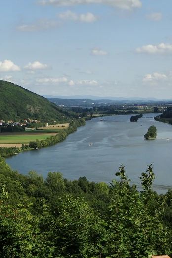 Blick auf die Donau bei Donaustauf