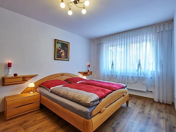 Ferienwohnung Geisbergblick Schlafzimmer