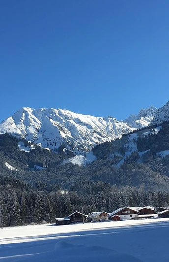 Verschneite Allgäuer Winterlandschaft