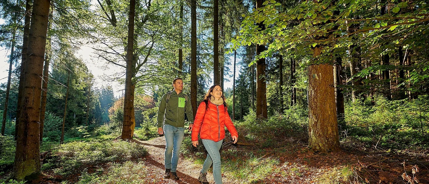 Wanderer im Fichtelgebirge