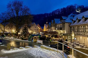Romantische Ansicht Markt Wirsberg