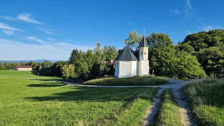 Blick auf Sankt Michael Kapelle