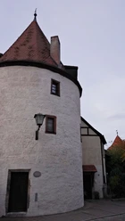 Weißenburg Schanzmauer Fassade mit Turm