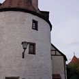 Weißenburg Schanzmauer Fassade mit Turm