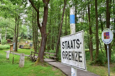 Staatsgrenze Tschechische Republik - Bundesrepublik Deutschland im Dreiländereck Sachsen-Bayern-Böhmen