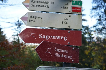 Sagenweg zur Sturmannshöhle in Obermaiselstein im Allgäu