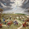 Diorama "Der Rückzug der Schweden"