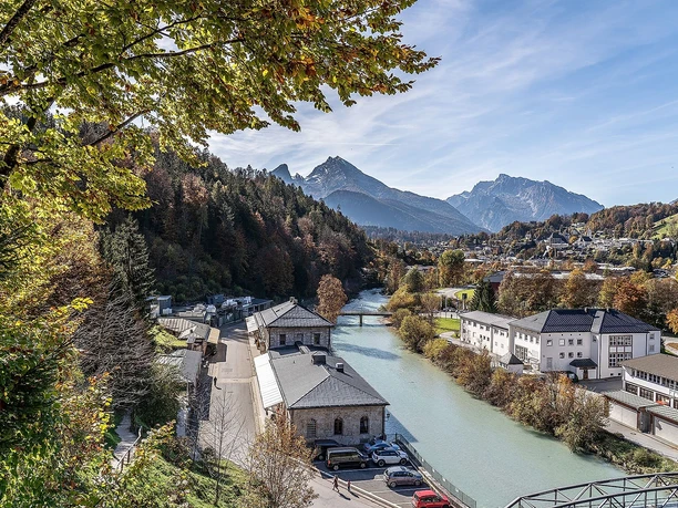Blick über das Salzbergwerk