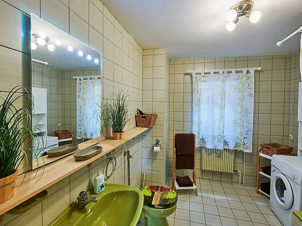 Ferienwohnung Geisbergblick Badezimmer