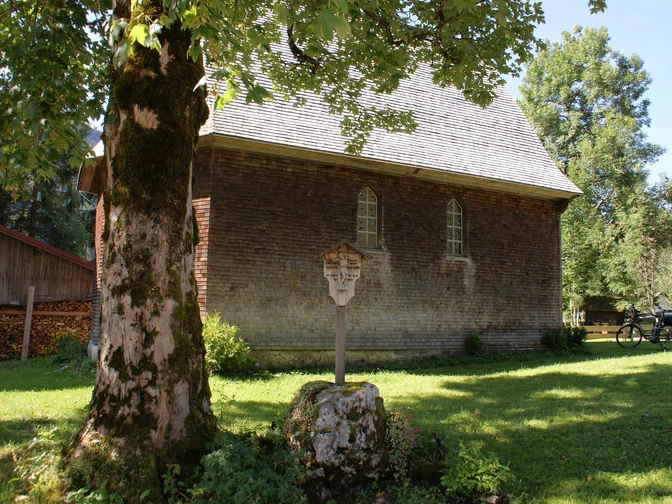 Alte Holzkapelle in Rohrmoos