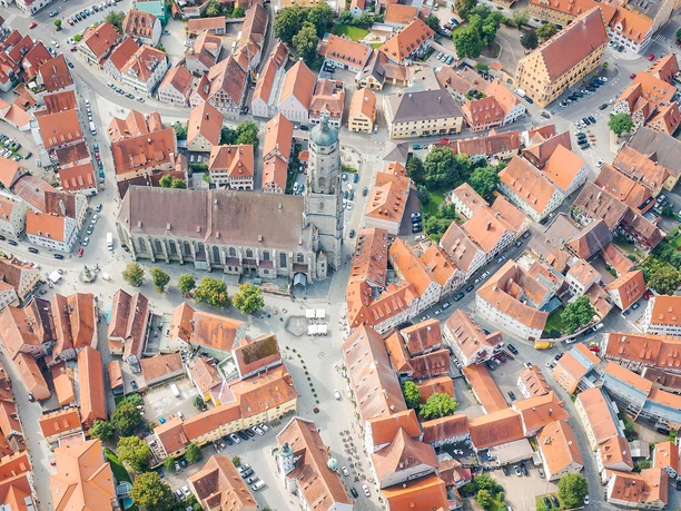 Luftaufnahme Altstadt Nördlingen
