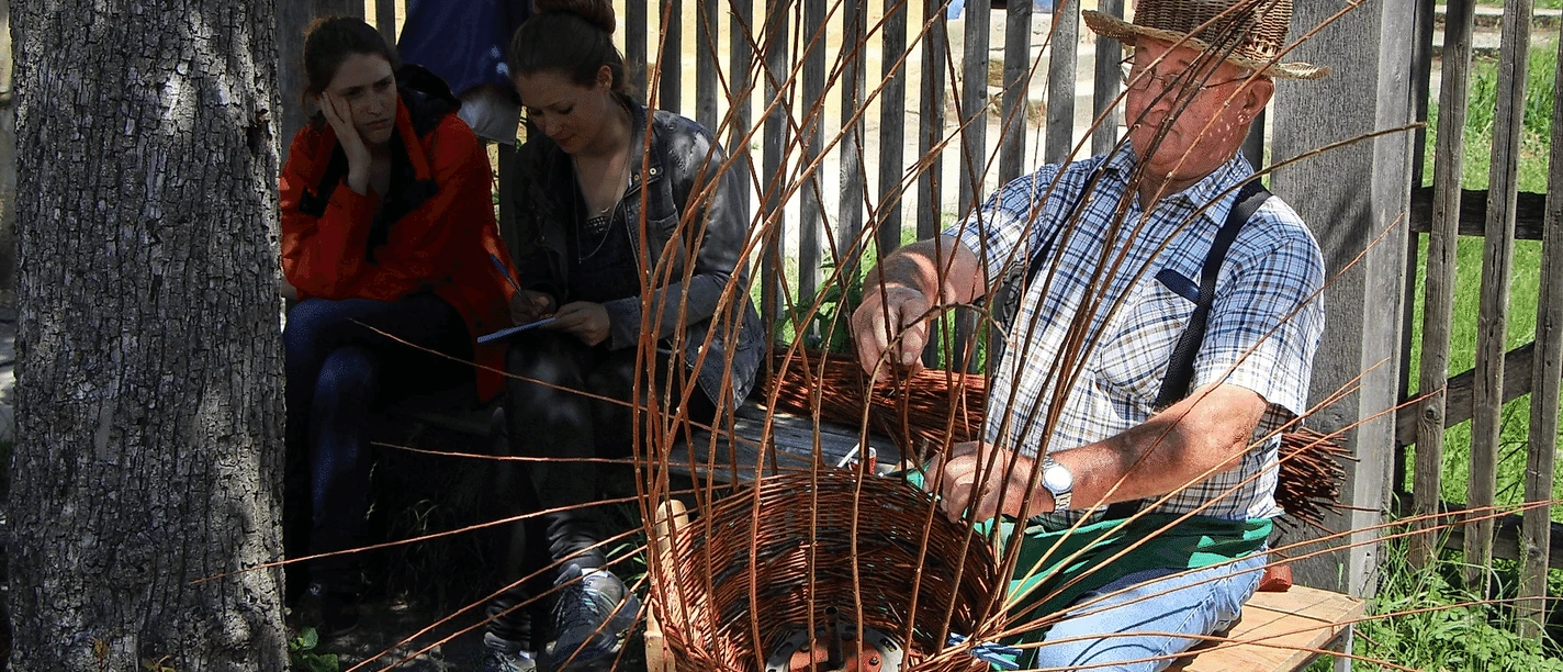 Fränkisches Freilandmuseum: Korbmarkt