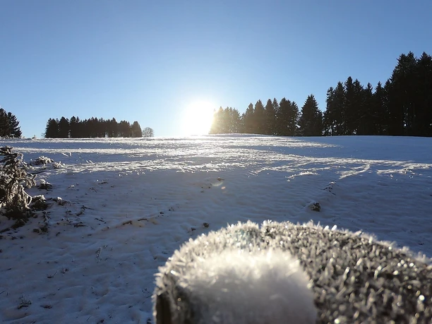 Winterwandern auf dem Milchweg