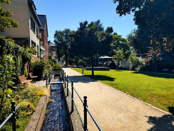 Lohrer Parkanlage im Sommer