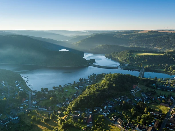 Luftbild Rursee