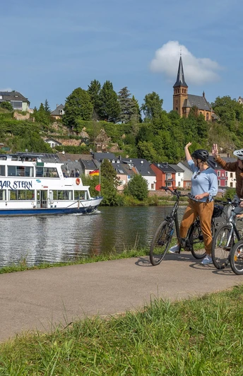 Kids-Tour am Saar-Radweg in Saarburg