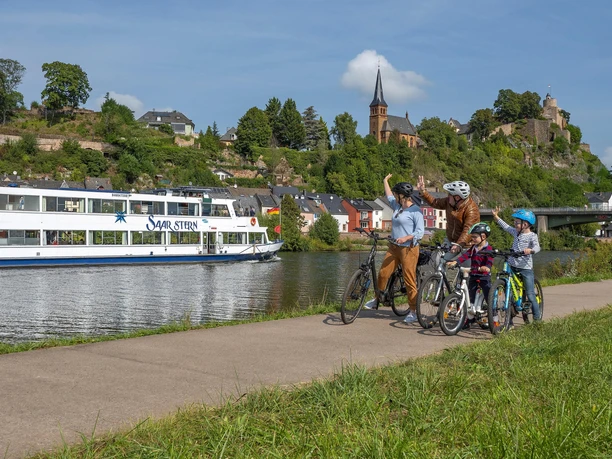 Kids-Tour am Saar-Radweg in Saarburg