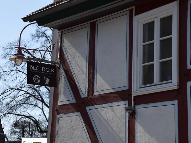 Schild Restaurant Blé Noir Marburg