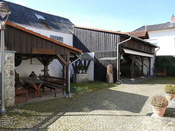 Blick in den Hof des Heimatmuseums