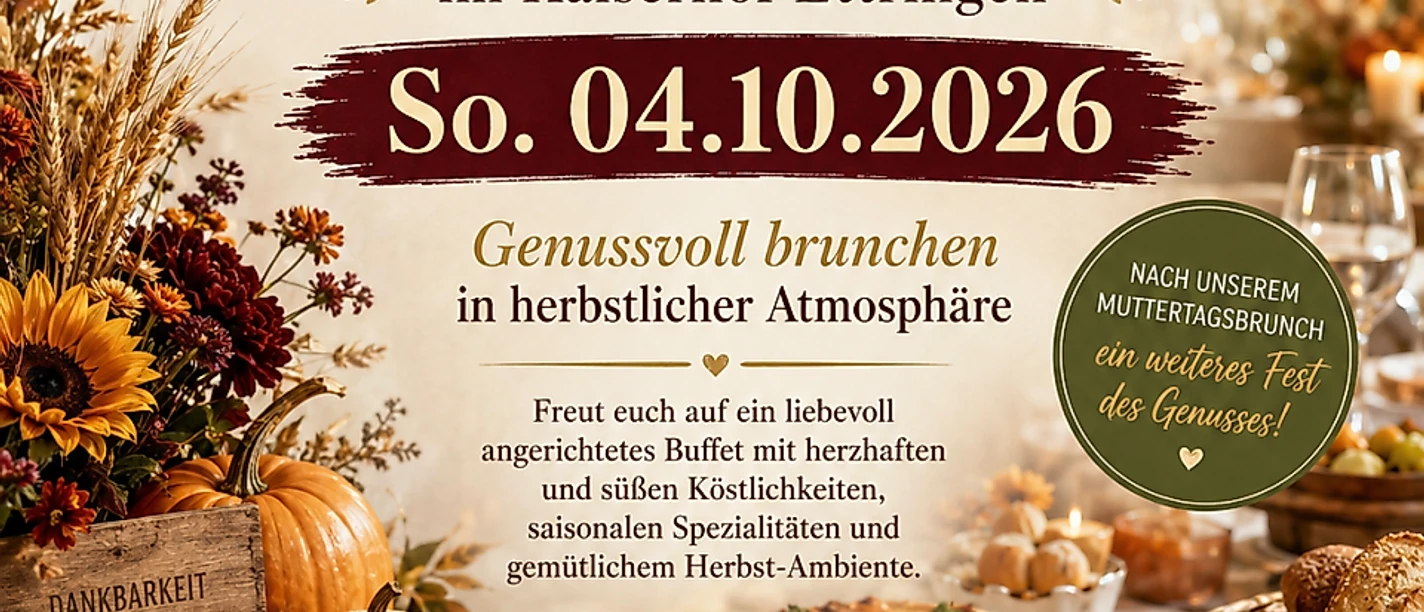 Erntedankbrunch Kaiserhof Ettringen
