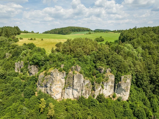 Blick auf die Gerolsteiner Dolomiten