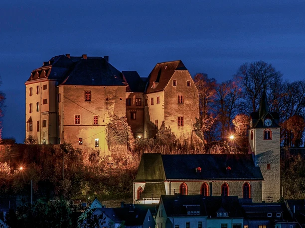 Schloss Westerburg bei Nacht