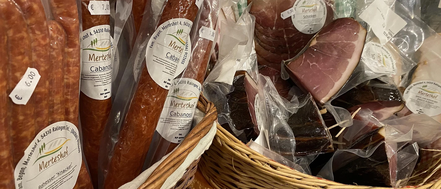 Wurstwaren vom Merteshof
