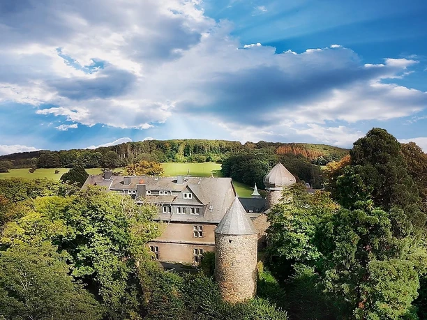 Schloss Friedewald Vogelperspektive